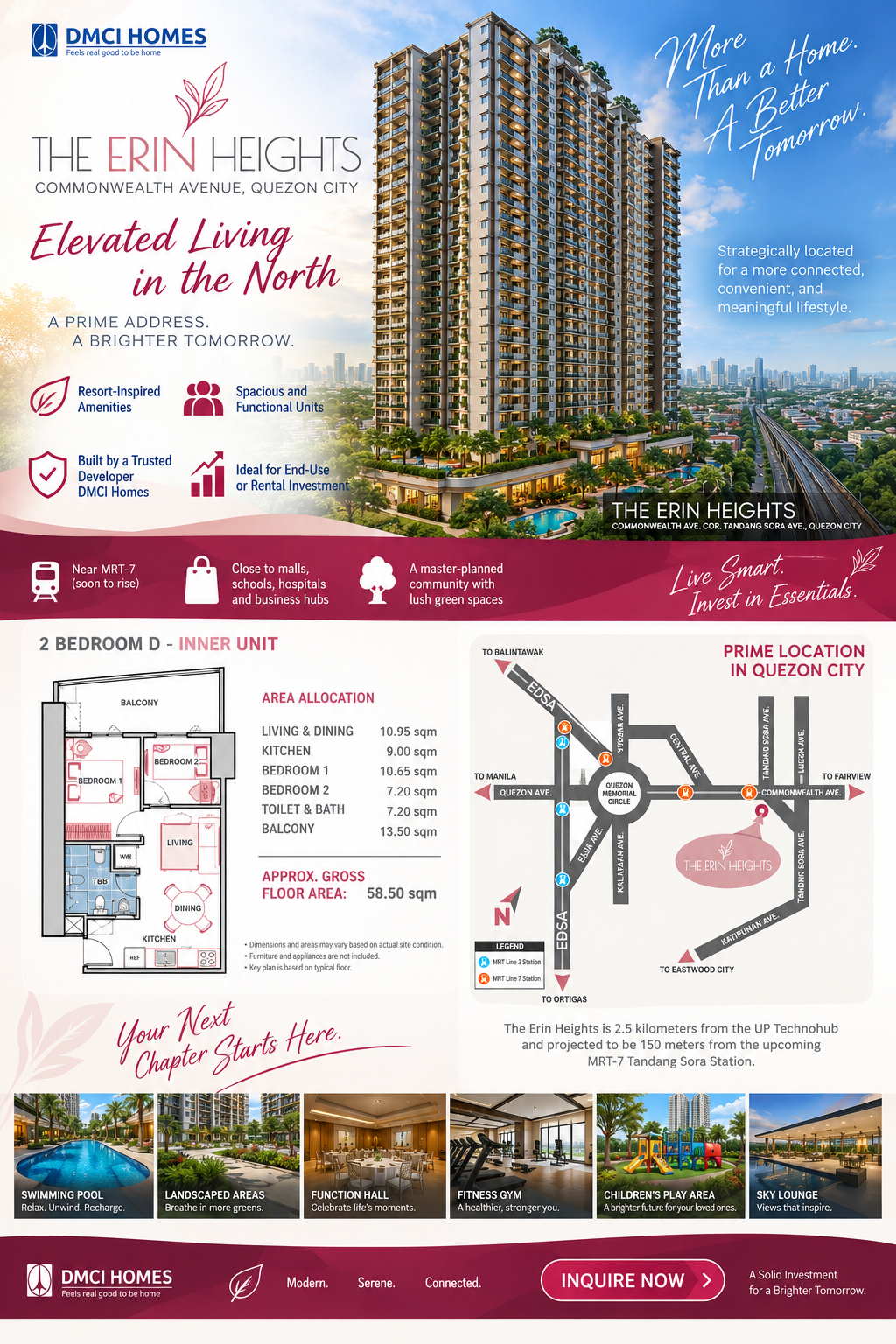 2 BR UNIT at Commonwealth Ave., Tandang Sora Quezon City
